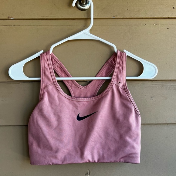 Nike Dri Fit Sports Bra - Size M - Athletic Stretchy Workout - Picture 1 of 4